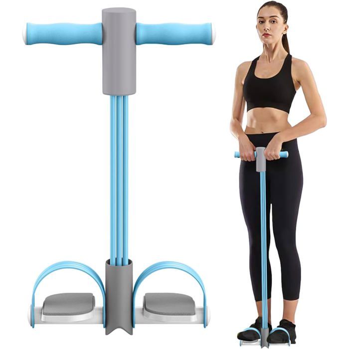 Corde de tension à 4 tubes - Pour exercices abdominaux et de fitness