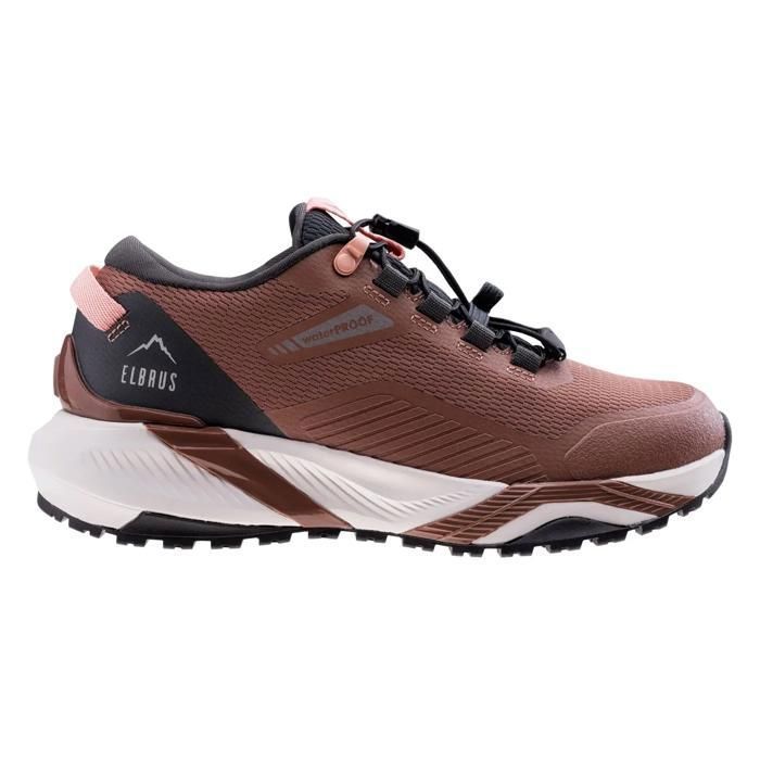 Chaussures de randonnée femme Elbrus Faren WP GR - dark rose/asphalt/peach amber Chaussures de randonnée femme Elbrus Faren WP GR - dark rose/asphalt/peach amber
