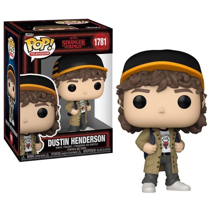 Figurine Funko Pop! N°1781 - Stranger Things - Saison 5 Dustin Henderson