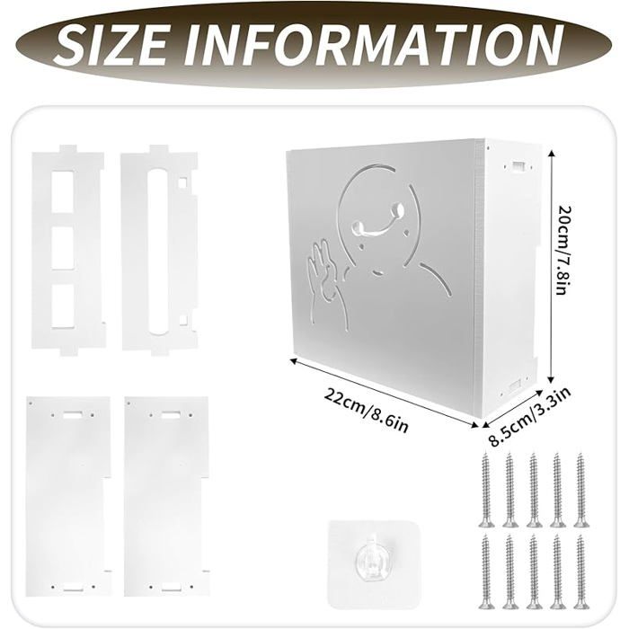 Cache Box Cache Box Internet Rangement Box Internet 22 * 20 * 8.5 CM ...