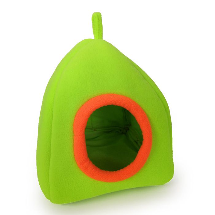 Tente suspendue pour animaux - Phoesky - Vert - 16x17x21 cm - Écologique - 100% coton - Mousse à mémoire