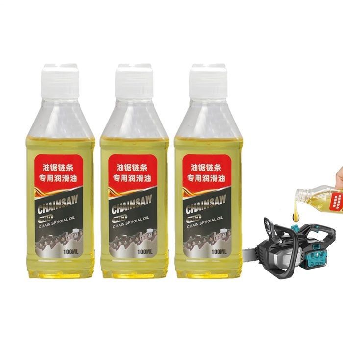 3 Huile Chaine Tronçonneuse - 100ml Huile Tronconneuse Electrique HuilePour