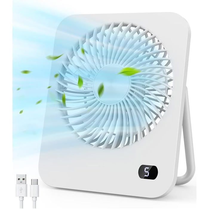 Ventilateur Silencieux,Ventilateur Usb, Rechargeable Mini Ventilateur Portable, Ventilateur De Ventilateur Silencieux,Ventilateur Usb, Rechargeable Mini Ventilateur Portable, Ventilateur De