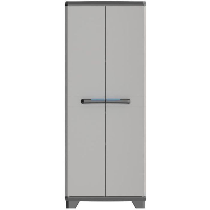 Armoire de rangement haute KETER LINEAR Noir / Gris 68 x 39 x 173
