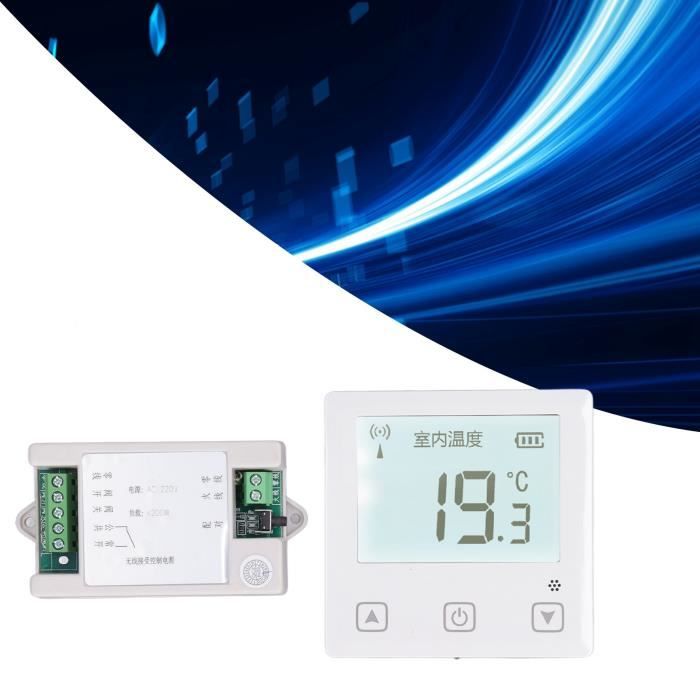 Prise Thermostat Numérique LCD 230V - Régulation Chauffage/refroidissement Pour Aquarium, Terrarium, Serre