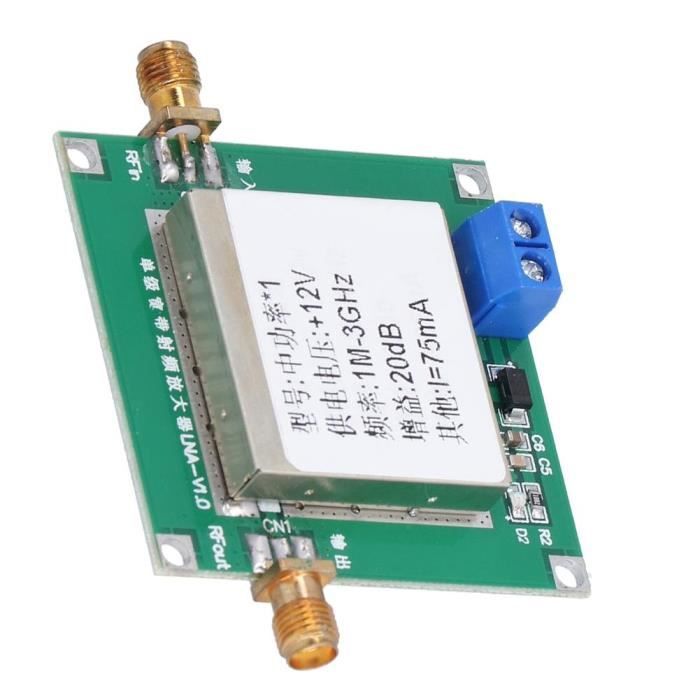 Akozon Module d'amplificateur Module amplificateur 19.5DB Gain 12V DC ...