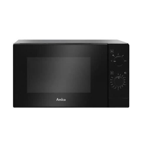 Micro-ondes AMICA AMMF20M1B noir 700W - Fonctions de décongélation et standard - Capacité 20L