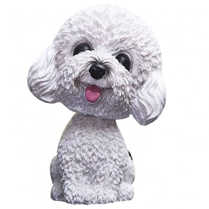 Auto Aimable Chien Figurine Bouge la Tête Wobble Head Hocher Tête Tableau de Bord Décoration