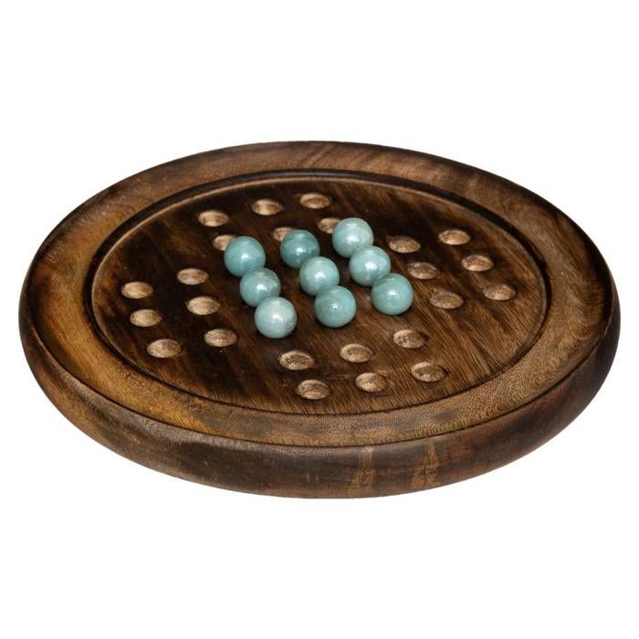 Jeu de solitaire Sayon D.22cm manguier