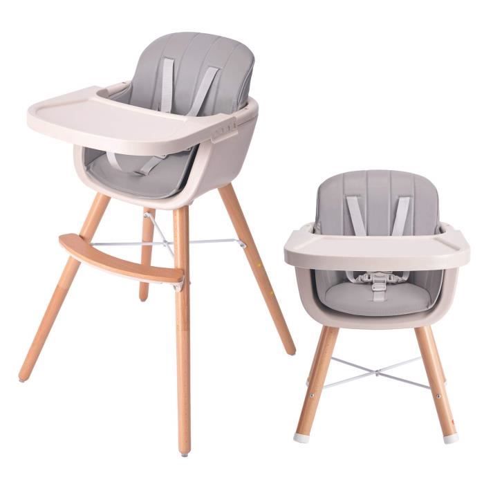 BEBECONFORT AVISTA Chaise haute évolutive, Dès 6 mois jusqu' à 6 ans (30  kg), se transforme en petite chaise enfant, Warm Grey - Cdiscount  Puériculture & Eveil bébé