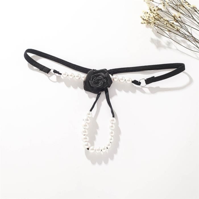 String Marabel Noir/Transparent