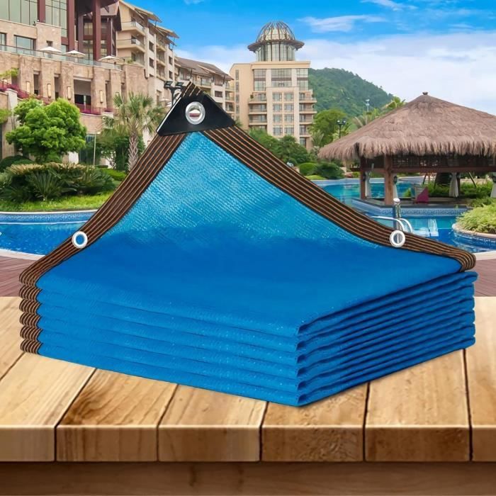 Filet D'ombrage 4x4 M - HDPE Respirant, Oeillets Renforcés - Pour Terrasse, Jardin, Balcon, Serre