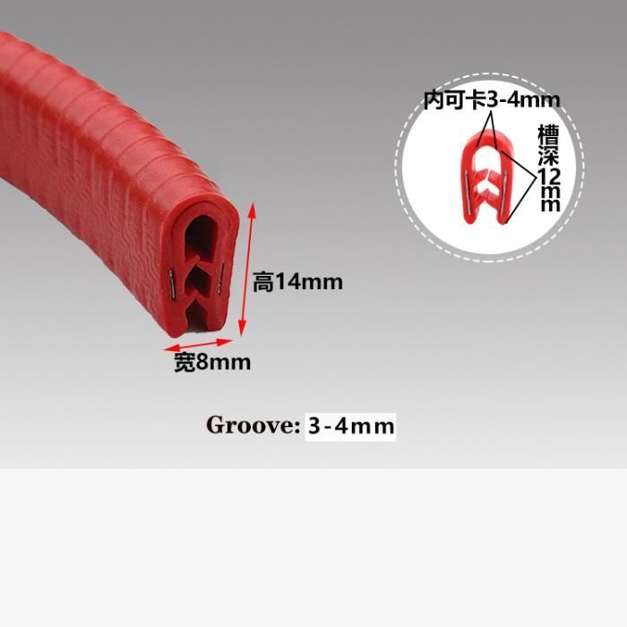 Joint De Porte Et Fenêtre En Forme De D 6 M - Bande Anti-courant D'air