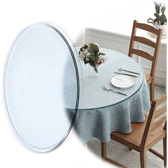 Plateau De Table Rond En Verre Trempé - Diamètre 28 à 100 Cm, Résistant à 400°C Et 300 Kg - 6