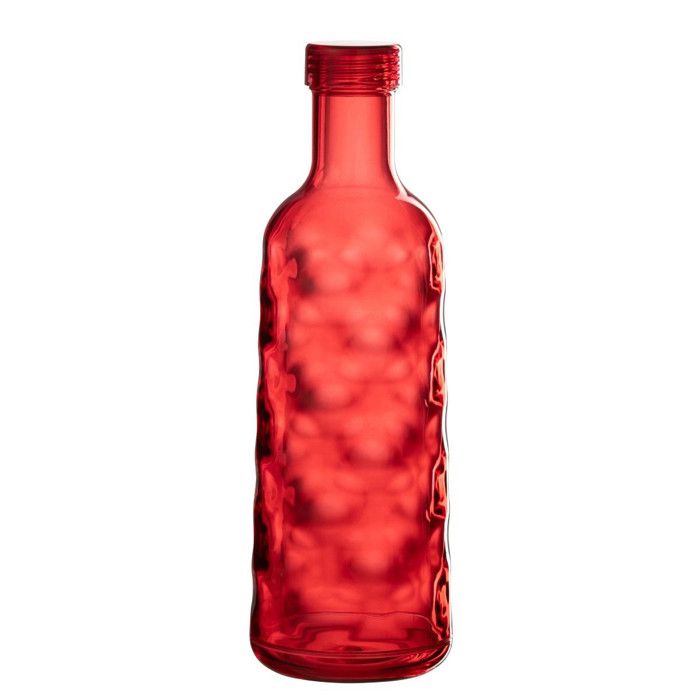 Bouteille en Plastique Martelé 1 15L Rouge Bouteille en Plastique Martelé 1 15L Rouge
