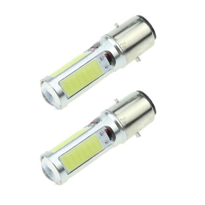 CLPEEN 80W BA20D H6 Blanc 16 LED/Mobylette/ATV Ampoule De