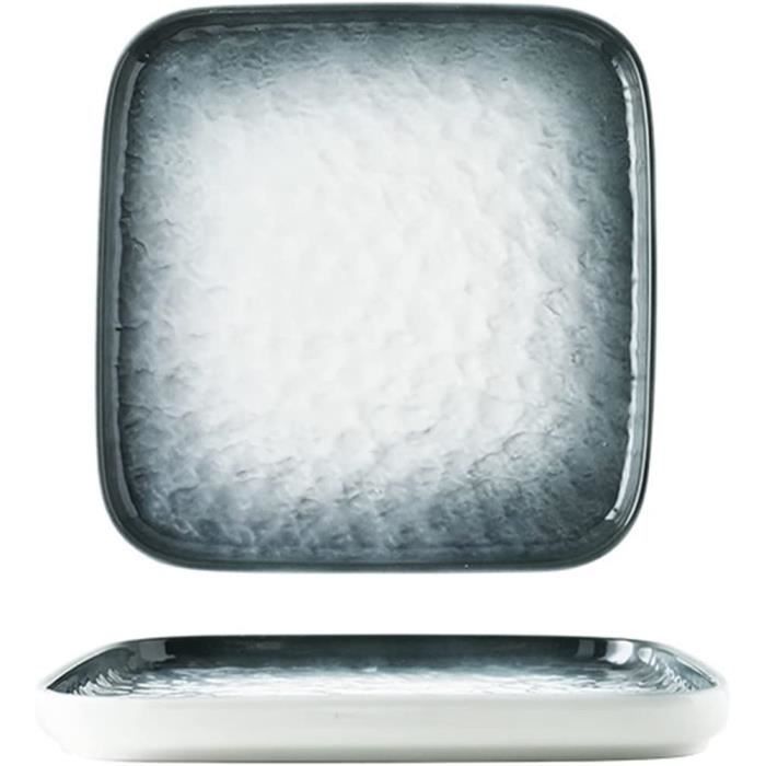 Lot De 3 Assiettes Apéritif En Céramique Forme Citron - KALWEL - Pour Fruits, Salades, Desserts, Décoration