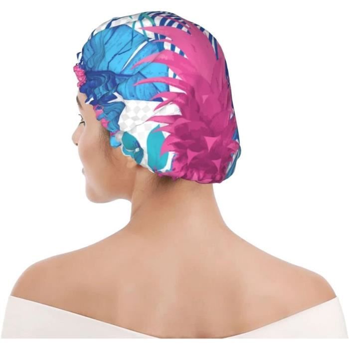 Bonnet De Douche,100 pcs-lot jetable bonnets de douche clair Spa Salon de  coiffure hôtel unique bain élastique - Type Pink 100pcs #A