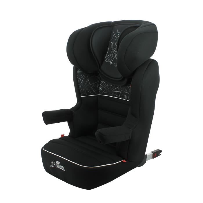 Siège auto rehausseur RWAY easyfix groupe 2/3 (15-36kg) - protection latérale - fabriqué en France - Spiderman
