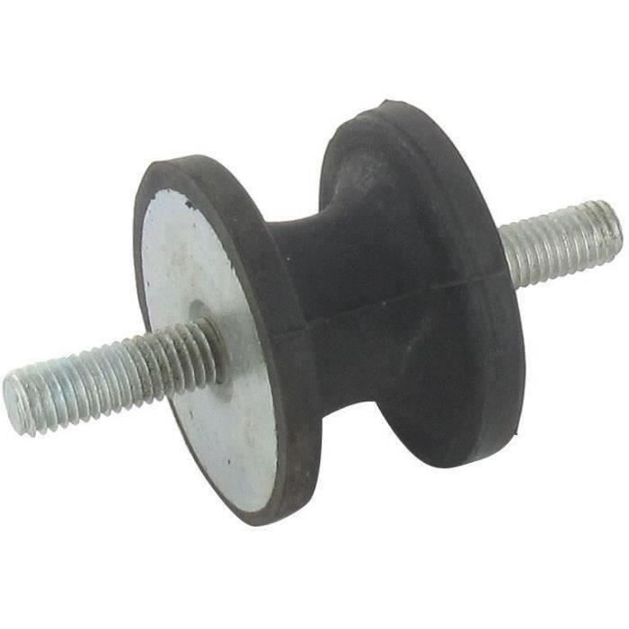 Silent bloc universel modèles Diabolo - diamètre 40mm - L 30mm - Filet M8 - Longueur filet 19mm