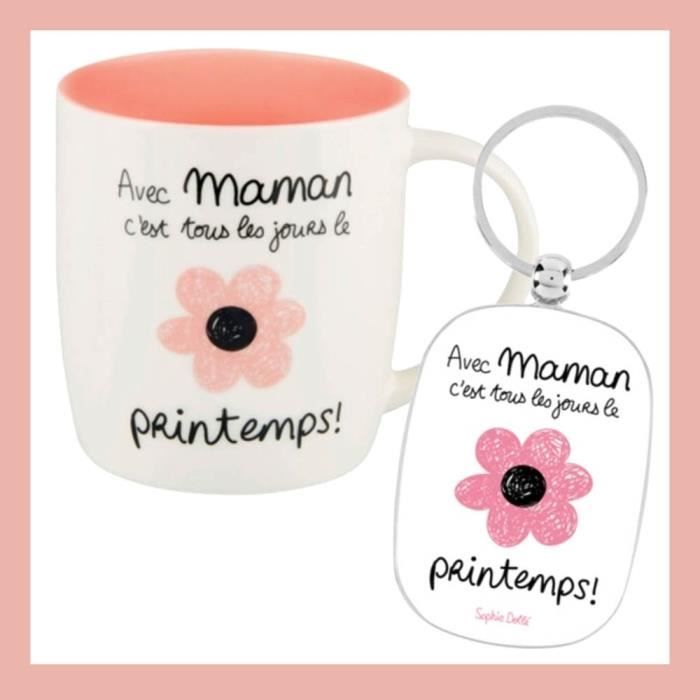 Idee Cadeau Pour La Fete Des Meres Noel Anniversaire Bonne Fete Maman Porte Cles Chainette 38mm