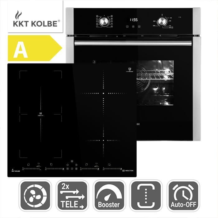 Cuisinière: 60cm Four encastré EB8010ED + 59cm Plaque à induction IND5901FZ Gril