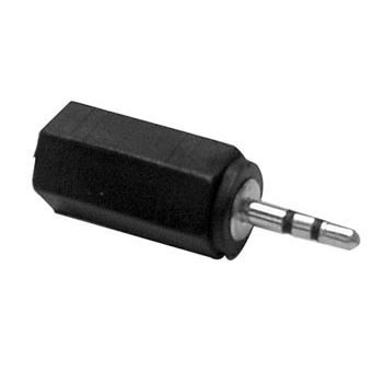 Adaptateur Jack 2.5 mm - MARQUE - Jack 3.5 mm - Stéréo - Finition Nickelée - Noir