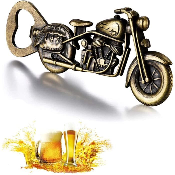 Grand Cadeau pour Hommes Cadeaux pour Homme D/écapsuleur de Bi/ère de Moto Rpanle Ouvre-Bouteilles Bi/ère Ouvre Bouteille Moto D/écapsuleur M/étal pour Bar Party