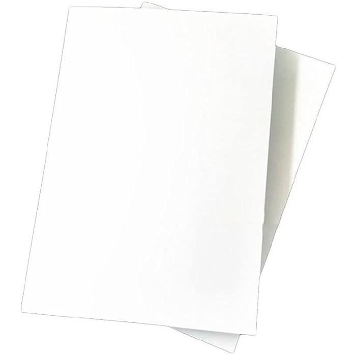 Lot de 10 feuilles de papier photo autocollant brillant A4 compatible avec  la plupart des imprimantes Papier photo adhésif brillan - Cdiscount  Informatique