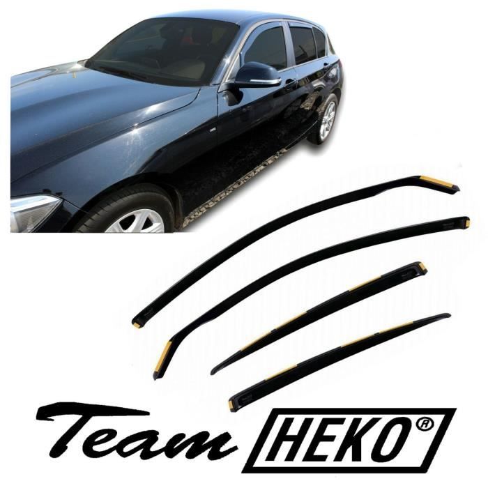 Déflecteurs De Vent Teintés Pour BMW Série 1 F20 5 Portes (2011-2019) - Faciles à Poser