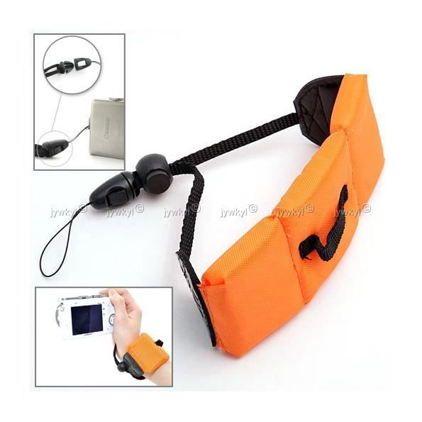 Dragonne Flottante Pour Appareil Photo Étanche - Flotteur En Mousse Jaune, Support Jusqu'à 250g, Pour Plongée, Snorkeling, Sports Nautiques
