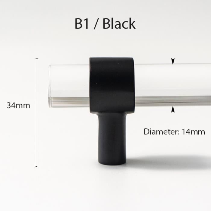 Poignée De Tiroir En Acrylique Cristal - Design Moderne Et