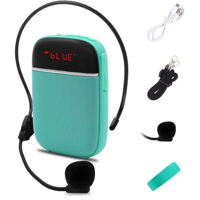 Amplificateur de voix portable Bluetooth, Mini haut-parleur filaire  rechargeable avec microphone, Utiliser en classe, et activi[172] -  Cdiscount Instruments de musique