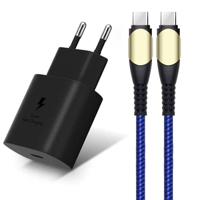 Chargeur Compatible Oppo A17k - Câble Micro USB 1,10m, 5V/2000mA (2A), Charge Rapide, Entrée 100-240V - 4