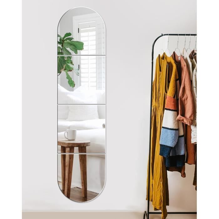 Lot De 16 Miroirs Muraux En Verre 14" X 12" - Mosaïque Moderne - Prêt à Coller