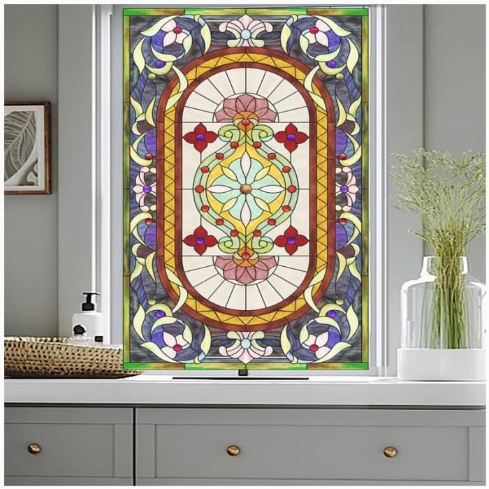 Film de fenêtre - HAUTSTORE - 60x200cm - Auto-adhésif - Protection anti-UV - Effet miroir