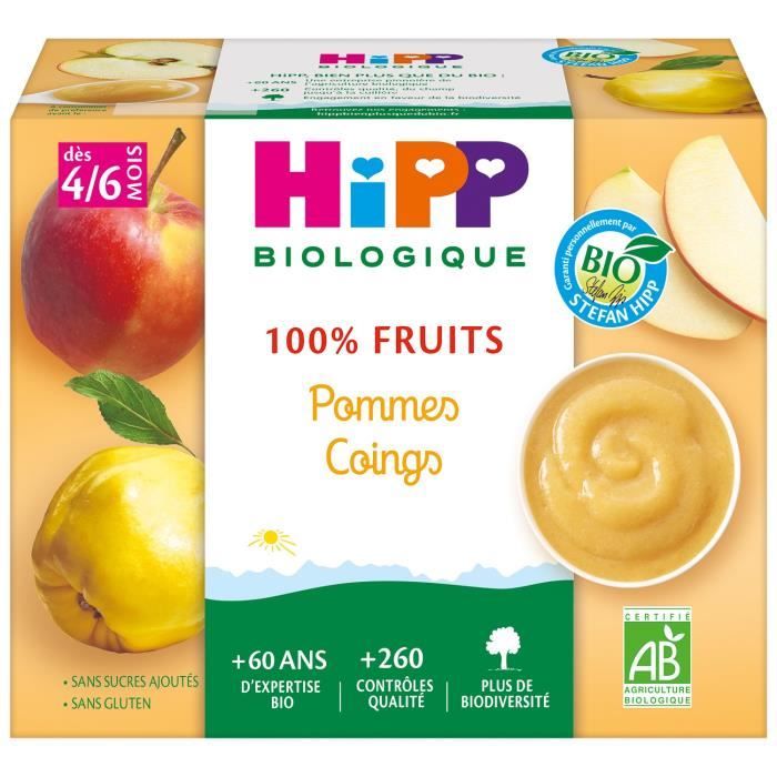 Hipp Biologique 100 Fruits Compote Pommes Coings 4x100g Des 4 6 Mois Achat Vente Compote Dessert Fruite Hipp Biologique 100 Fruits Compote Pommes Coings 4x100g Des 4 6 Mois Cdiscount Pret A Porter