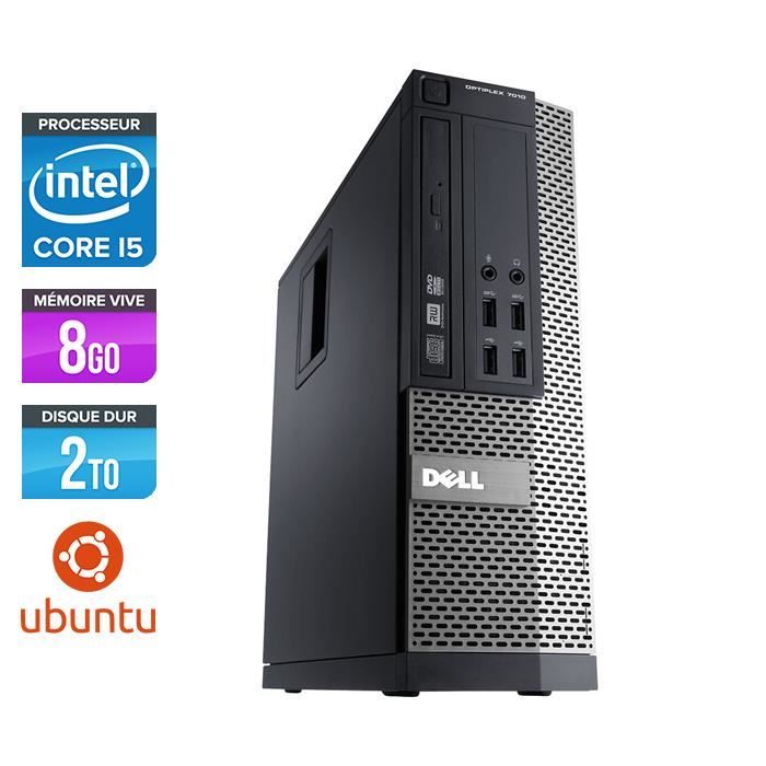 Pc de bureau Dell 790 - Core i5-2400 - 8Go - 2 To - Linux - Dell