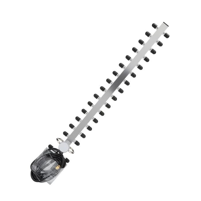 Antenne Yagi WiFi Double Bande 2,4G/5,8G - Gain 12 DBi, Directionnelle, Connecteur SMA