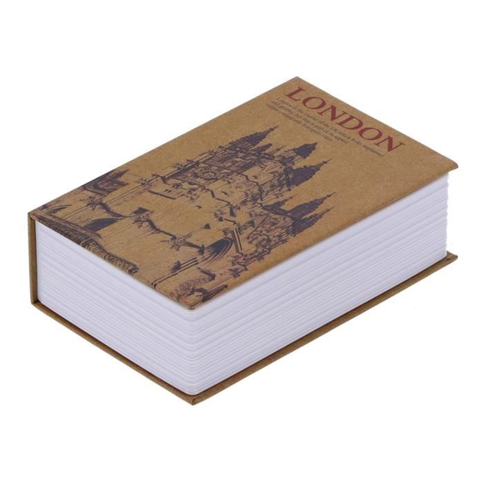 Coffre-fort Caché En Forme De Livre - Dimensions 24,4 X 16 X 5,8 Cm - Extérieur Papier, Intérieur Acier, Serrure à Clé - Pour Cacher Argent, Bijoux, Objets De Valeur - Rose