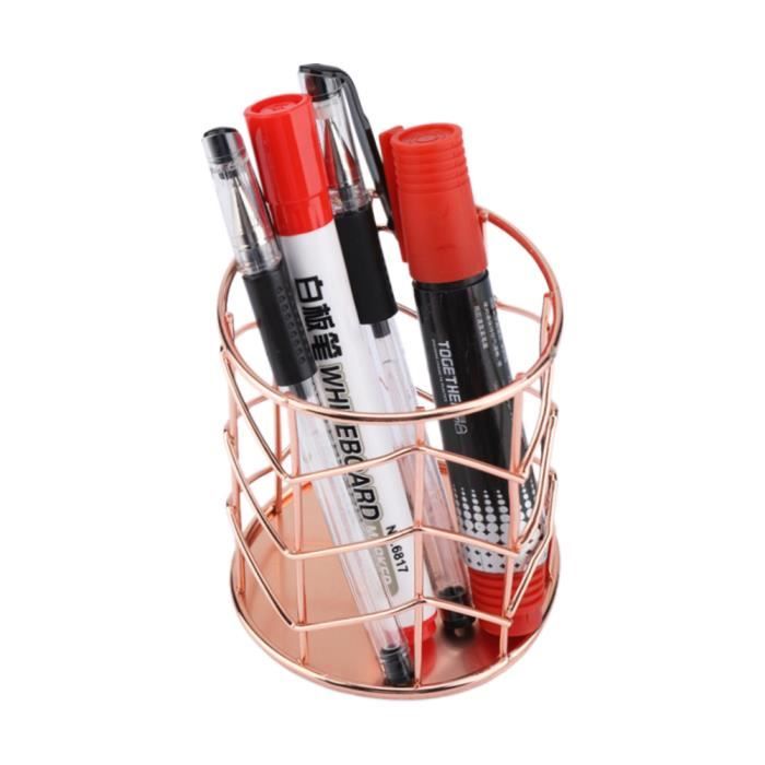 Lot De 4 Porte-Stylos Magnétiques Pour Tableau Blanc - Fixation Facile Sur Surface Métallique - Organisation Bureau/École
