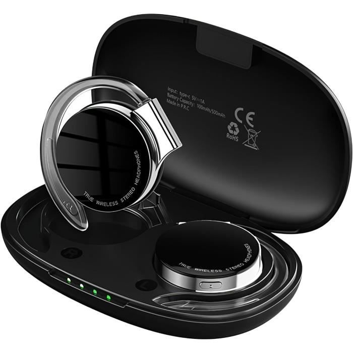 \u00c9couteurs \u00c0 Oreille Ouverte Bluetooth, \u00c9couteurs Sans Fil Bluetooth 5.2 \u00c0 Clipser Avec Crochets ...