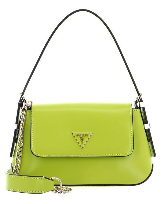 Sac à épaule GUESS Zaina Flap Orange - En Polyuréthane - Fermeture Magnétique - Neuf Avec étiquettes