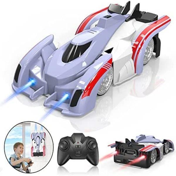 voiture télécommandée mur