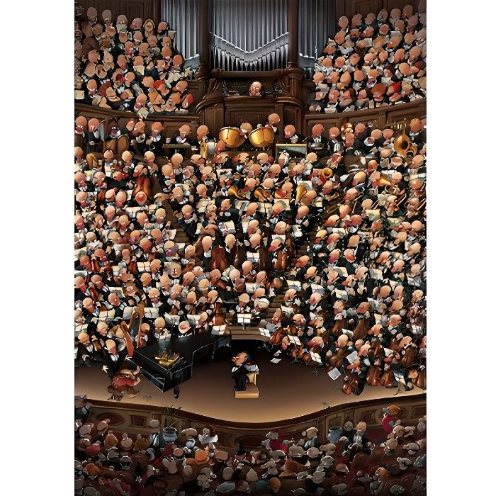 puzzle mercier orchestra 2000 pièces - 68,8 x 96,6 cm