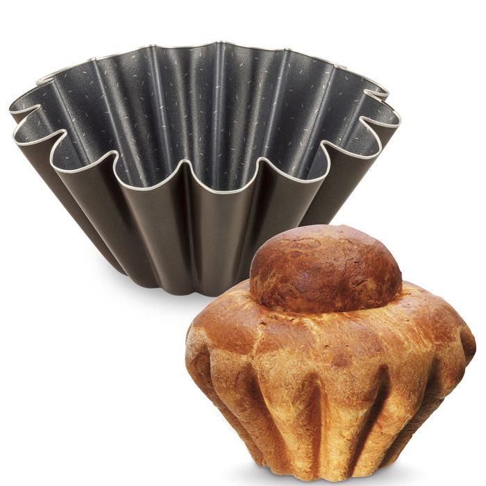 TEFAL SUCCESS Moule à brioche J1606602 diamètre 23 cm marron