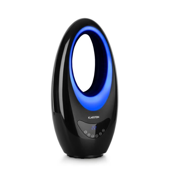Puissance: 1000//2000 W Ventilateur sans pales minuterie jusqu/à 12h /él/ément Chauffant en c/éramique Blanc KLARSTEIN Sahara Storm radiateur soufflant de 16 /à 40/°C Oscillation avec Rotation 60/°