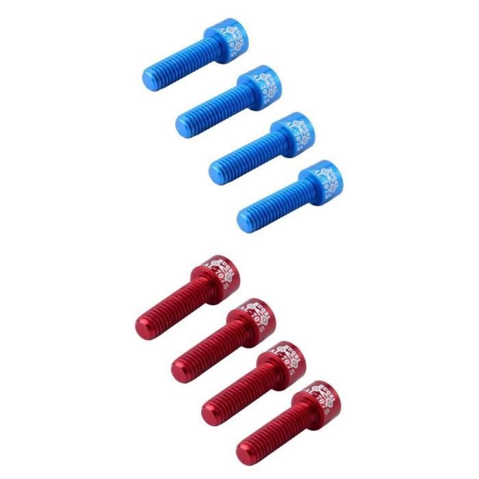 Lot De 6 Boulons En Acier Inoxydable M5 X 18 Mm - Pour VTT, Bricolage, Fixations Légères - 4
