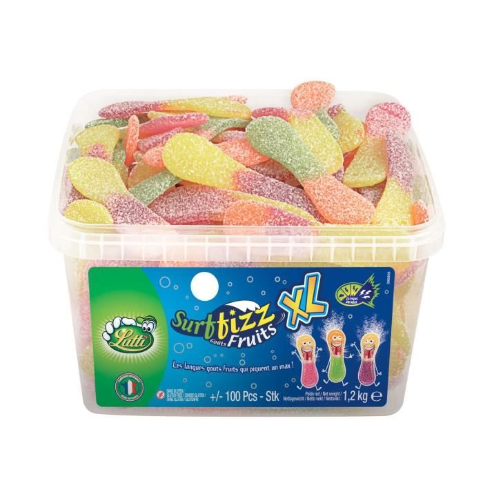 Lutti Bonbons Acidules Surfizz Xl Fruit Gout Bubble Gum 1 2 Kg Cdiscount Au Quotidien