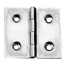 Lot 6 Charnières Rectangulaires Acier Décapé – 30 X 19 Mm, Neuves